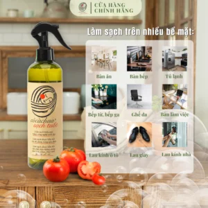 Nước Lau Đa Năng Sinh Học Cô Cà Chua Sạch Tuốt Yêu