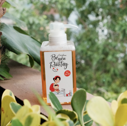 Rửa tay Bé yêu 450ml - Keo ong, Hương cam, quế, làm quà tặng
